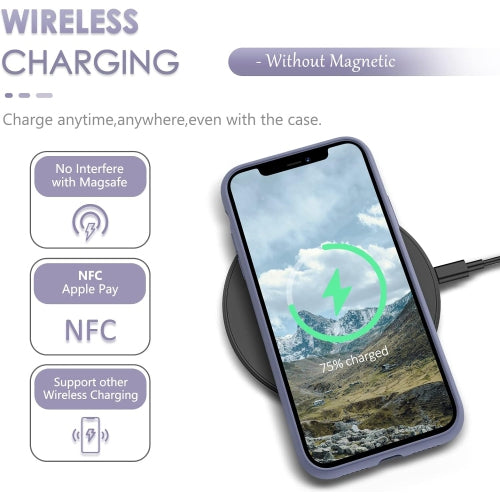 Liquid Silicone Case Designed for iPhone 11 Case, Full Body Protective Covered Soft Gel Rubber Slim Shockproof