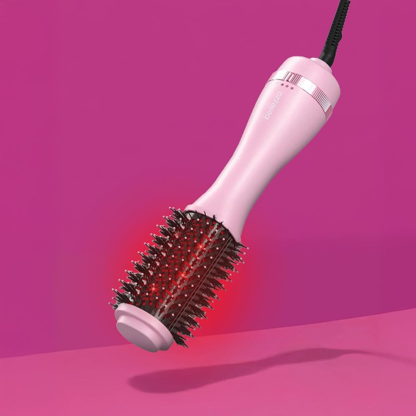 Bellezza Infrared Blowout Brush | 2" Professional Hot Brush (Pink)