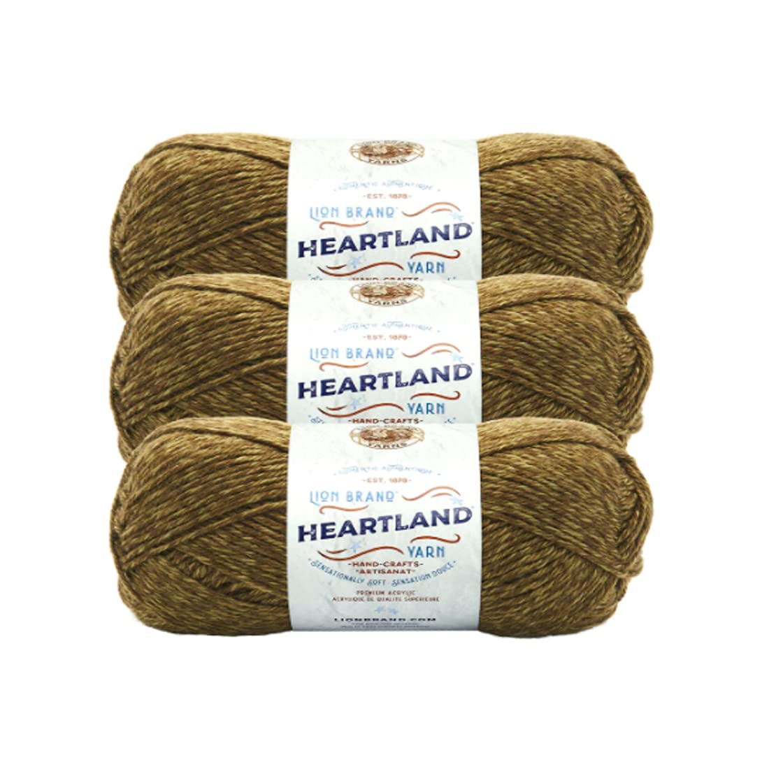 Part 2 | 3 Pack Heartland Solid Yarn (Joshua Tree)