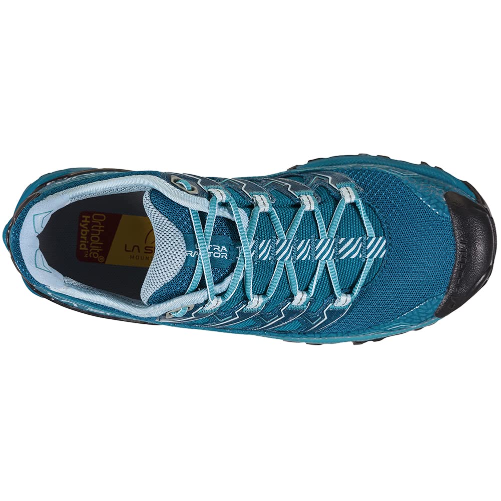 La Sportiva Women's Ultra Raptor II Trail Running Shoes, Ink/Topaz, 6.5