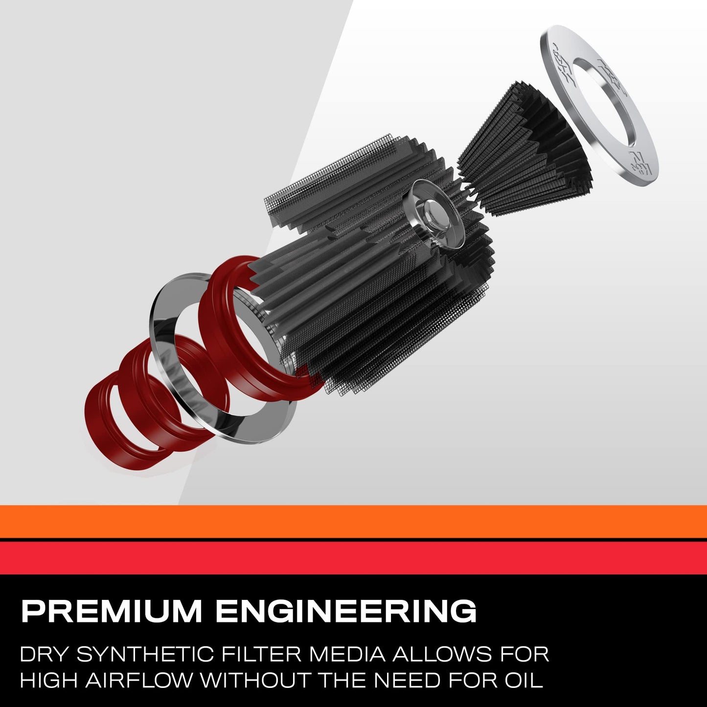 K&N Select Engine Air Filter, Dry Synthetic, Washable, Replacement Filter