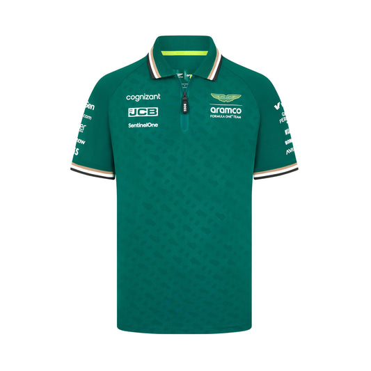 Aston Martin F1 Men's 2024 Team Polo - Green - Size: XX-Large