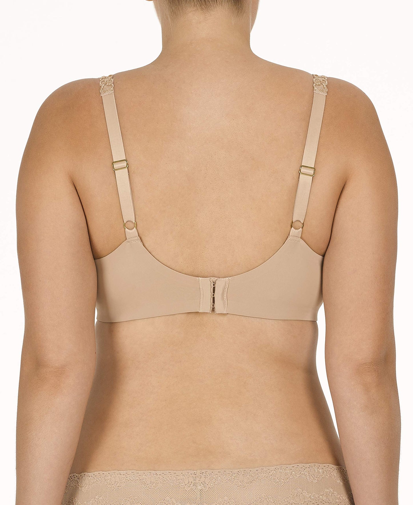 Natori Women's Pure Luxe Custom Coverage Contour Bra, Cafe, 32G