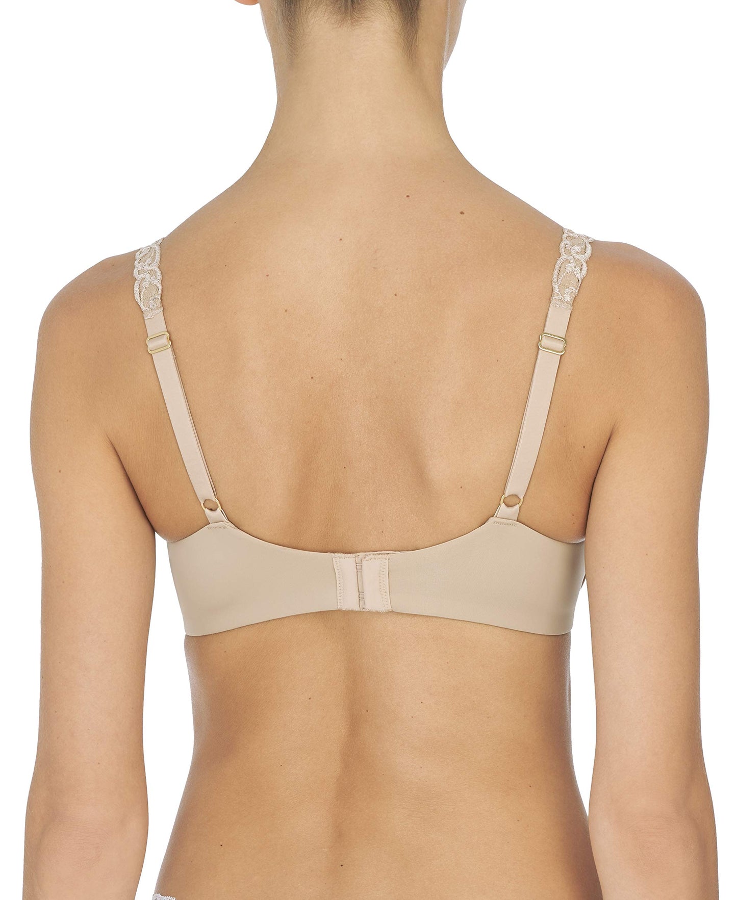 Natori Women's Pure Luxe Custom Coverage Contour Bra, Cafe, 32G