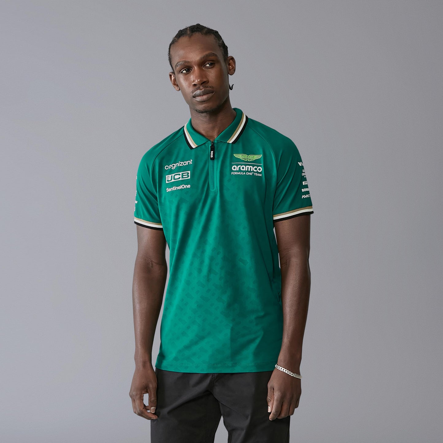 Aston Martin F1 Men's 2024 Team Polo - Green - Size: XX-Large