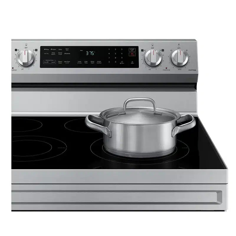 30″ 6.3 cu. Ft. Smart Electric Freestanding Range – NE63A6511SS SAMSUNG